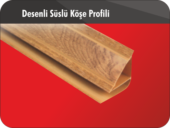 Desenli Süslü Köşe Profili