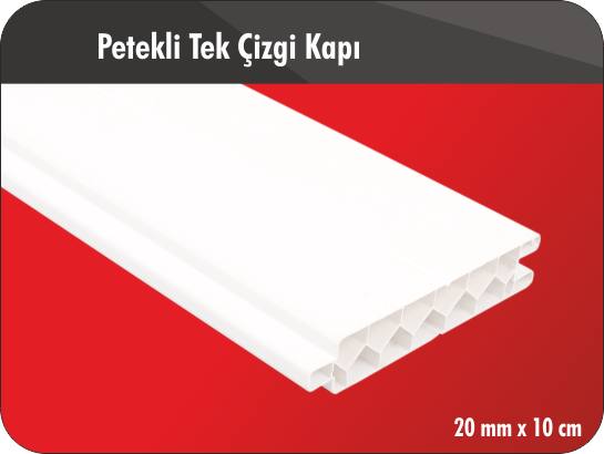 Petekli Tek Çizgi Kapı